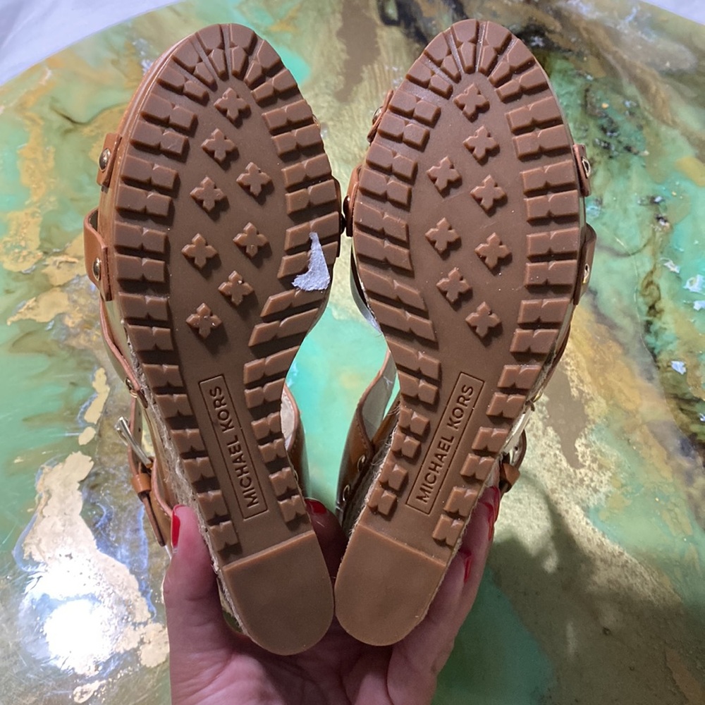 Michael Kors Jet Set “Somerly” Platform Wedge New - Picture 11 of 15